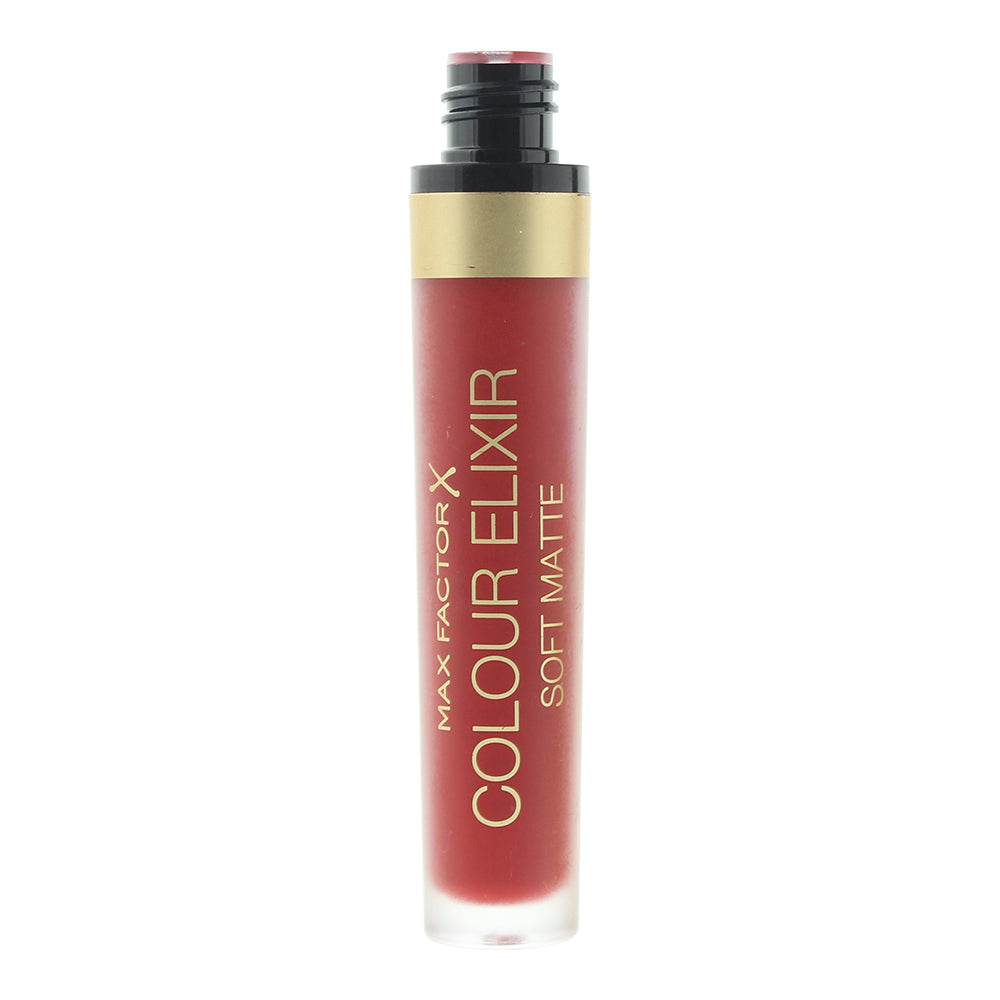Max Factor Colour Elixir Soft Matte 30 Crushed Ruby Liquid Lipstick 4ml - Box