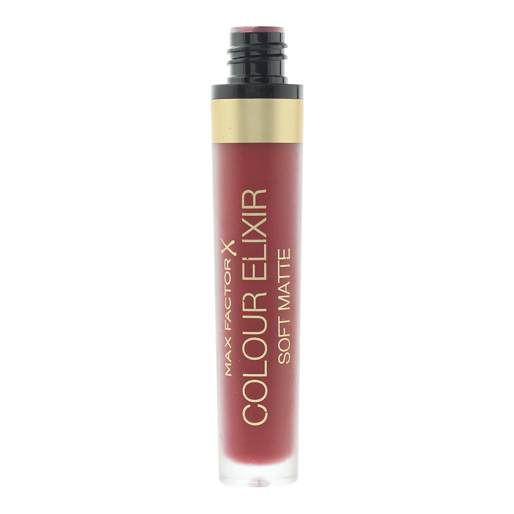 Max Factor Colour Elixir Soft Matte 40 Soft Berry Liquid Lipstick 4ml - Box