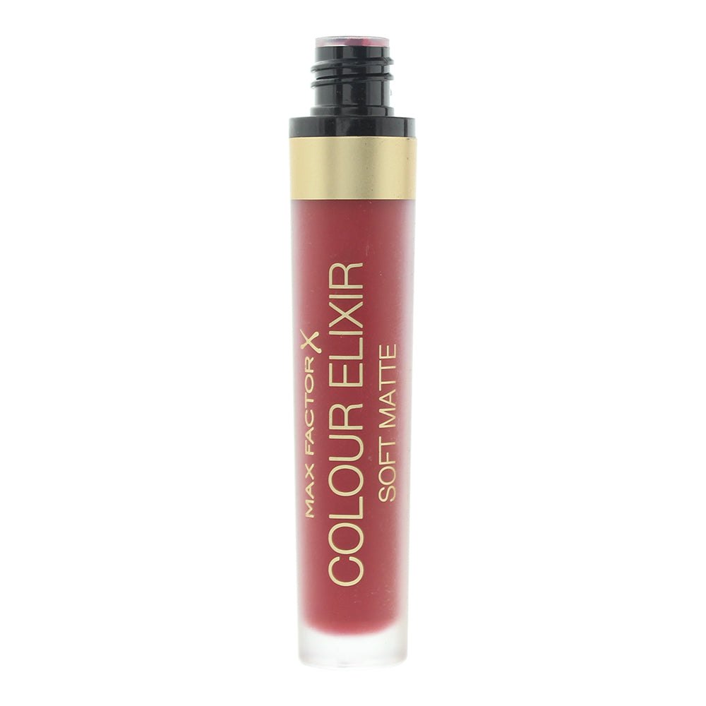 Max Factor Colour Elixir Soft Matte 35 Faded Red Liquid Lipstick 4ml - Box