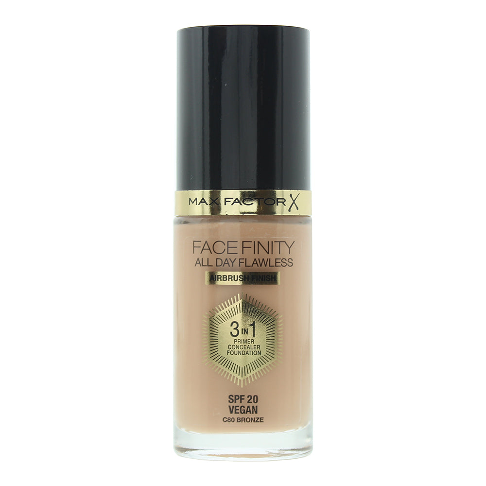 Max Factor Facefinity All Day Flawless 3 In 1 C80 Bronze Foundation 30ml
