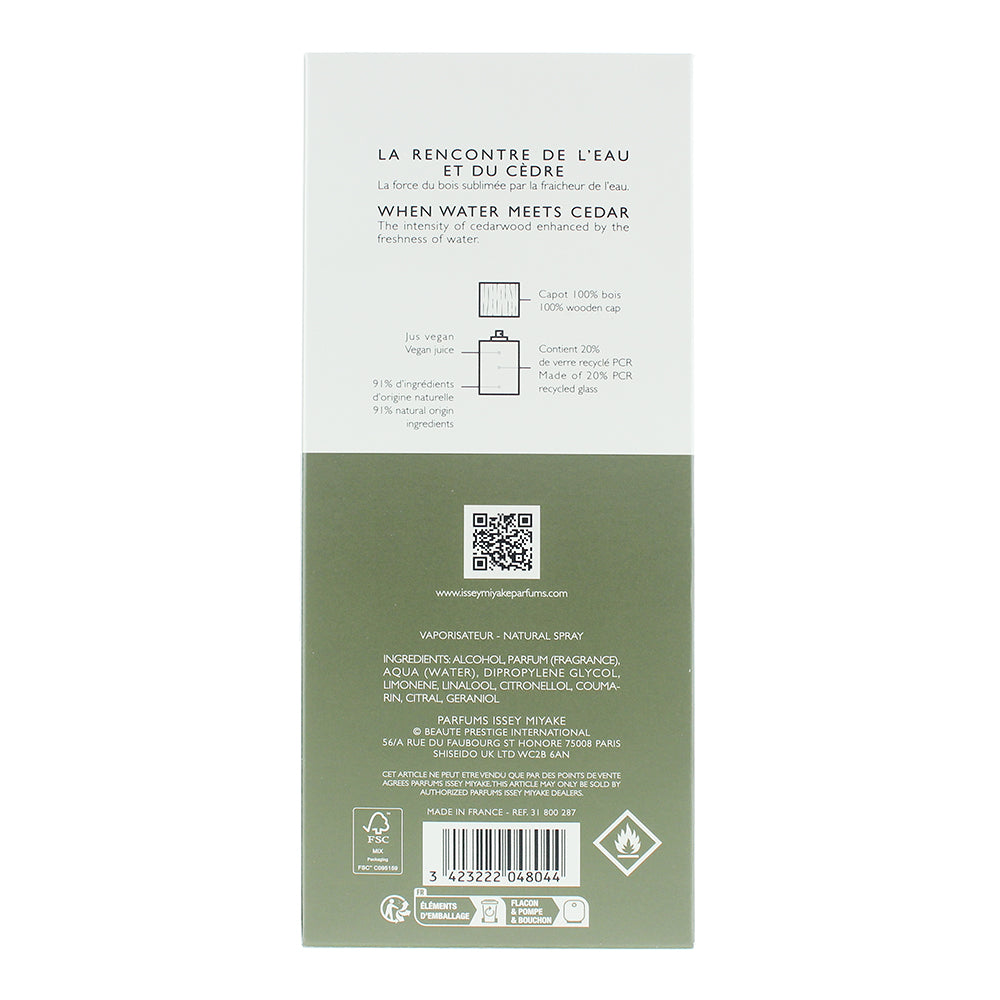 Issey Miyake L'eau D'issey Pour Homme Eau & Cedre Eau de Toilette 100ml