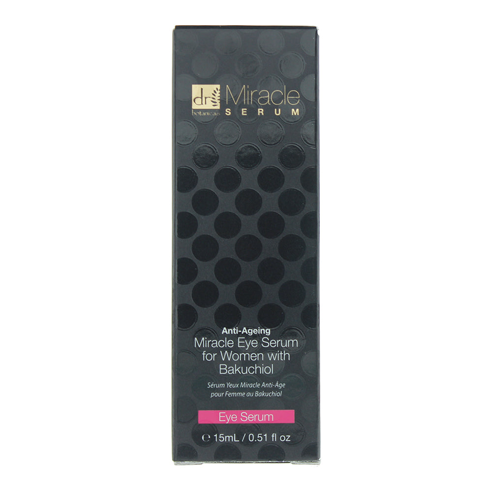 Dr Botanicals Anti-Ageing Miracle Eye Serum For Women With Bakuchiol 15ml - Box