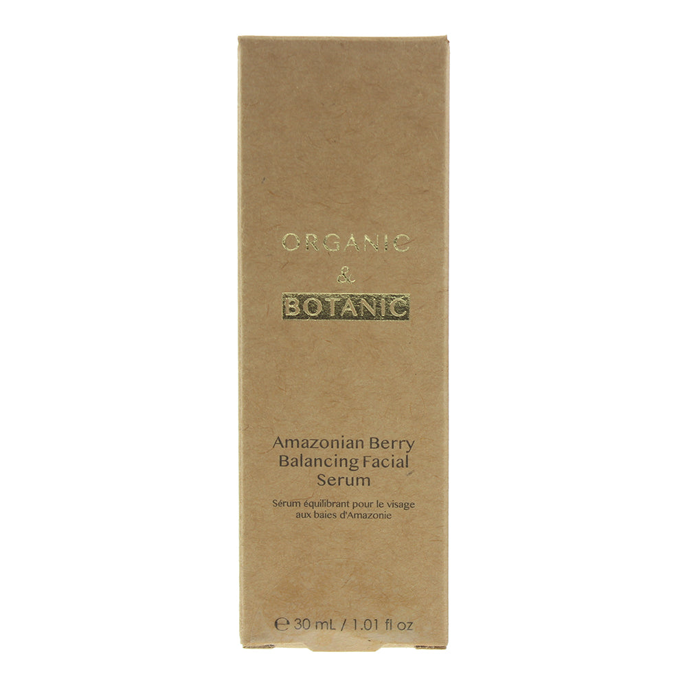 Organic & Botanic Amazonian Berry Balancing Facial Serum 30ml - Box