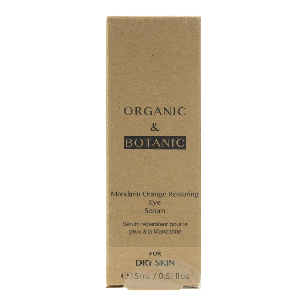 Organic & Botanic Mandarin Orange Restoring Eye Serum 15ml - Box