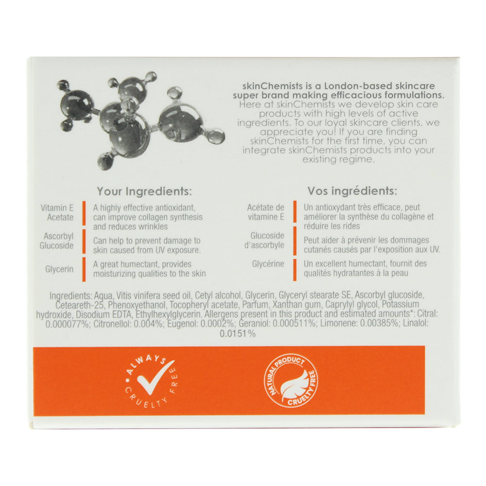 Skin Chemists Vitamin C Brightening Cream 50ml - Ingredients