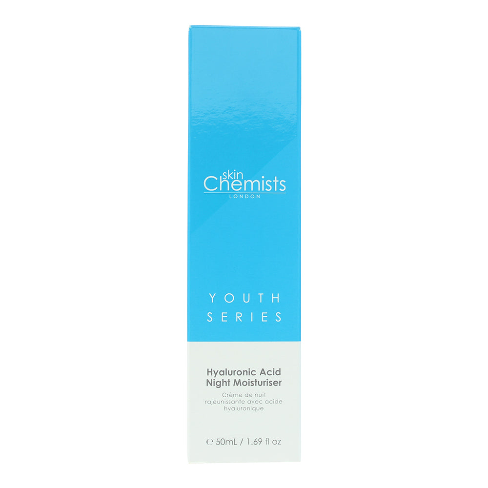 Skin Chemists Youth Series Hyaluronic Acid Night Moisturiser 50ml - Box