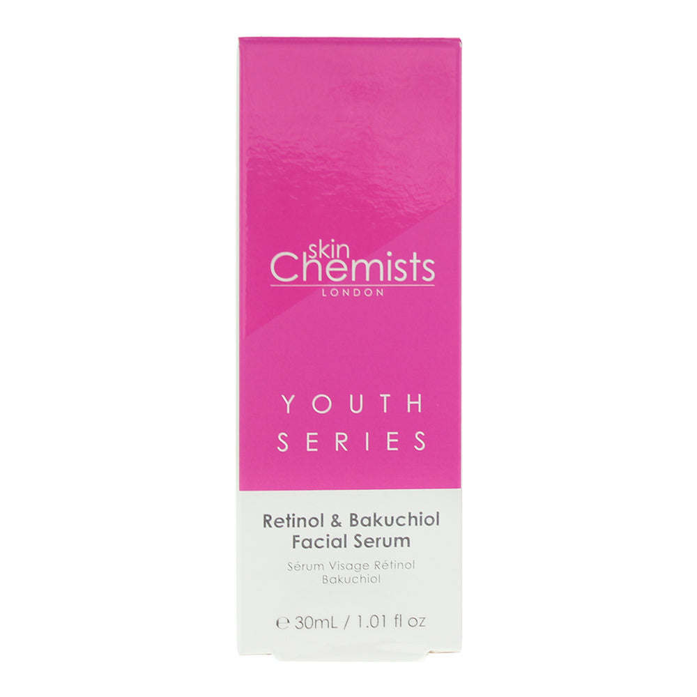 Skin Chemists Youth Series Retinol & Bakuchiol Facial Serum 30ml - Box