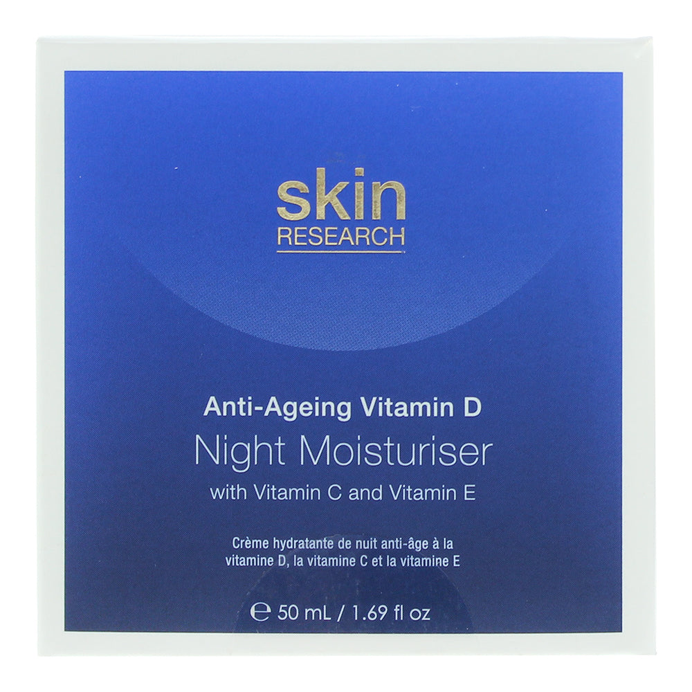 Skin Research Anti-Ageing Vitamin D Night Moisturiser 50ml - Box