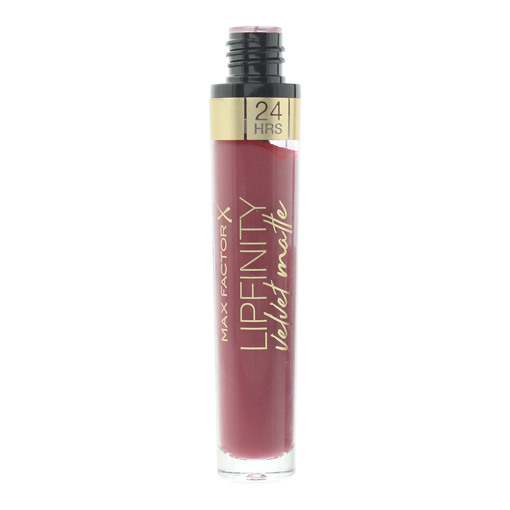 Max Factor Lipfinity Velvet Matte 005 Matte Merlot Liquid Lipstick 3.5ml - Box