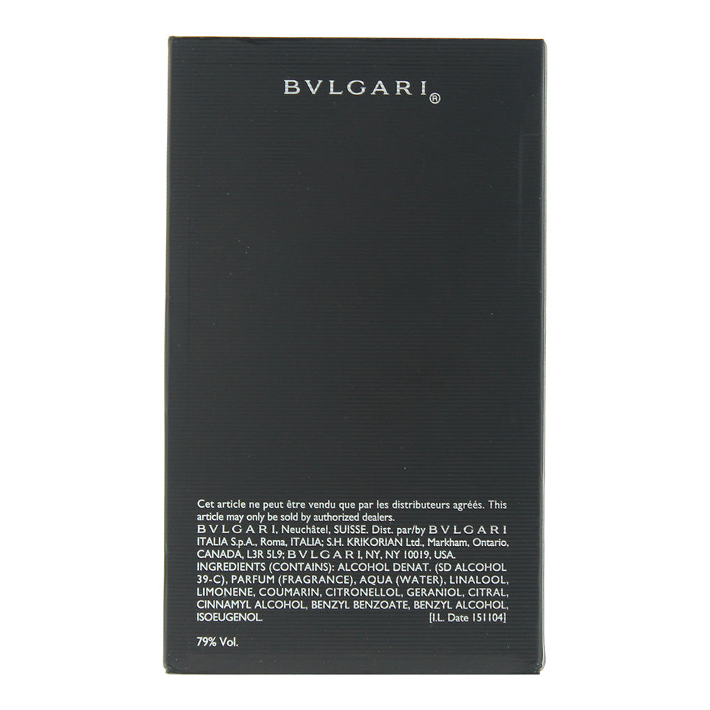 Bulgari Man Black Cologne Eau de Toilette 60ml