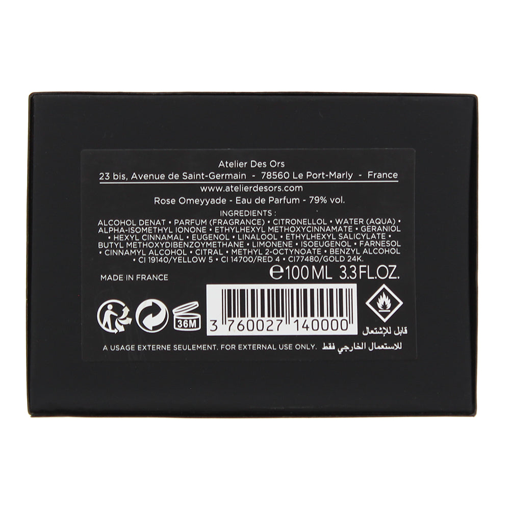 Atelier Des Ors Rose Omeyyade Eau de Parfum 100ml