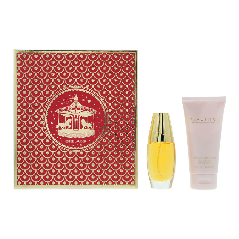 Estée Lauder Beautiful 2 Piece Gift Set: Eau De Parfum 30ml - Body Lotion 75ml
