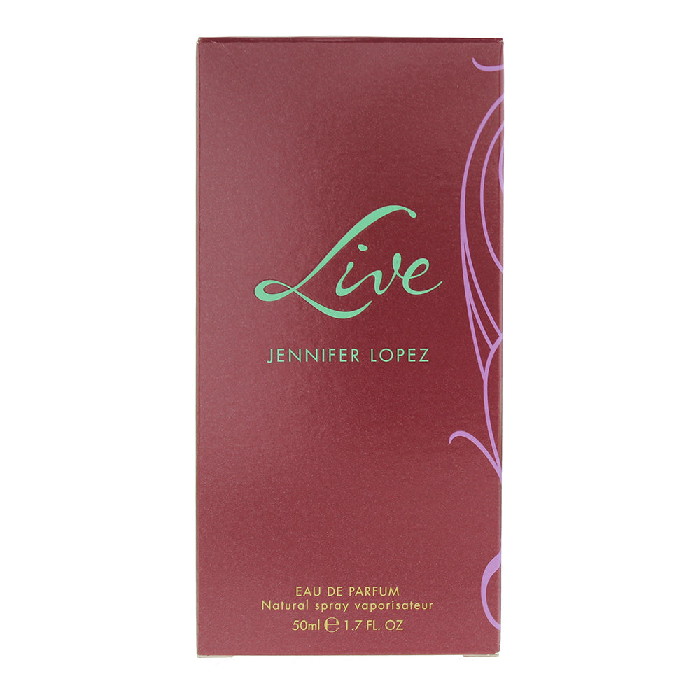 Jennifer Lopez Live Eau de Parfum 50ml - Box