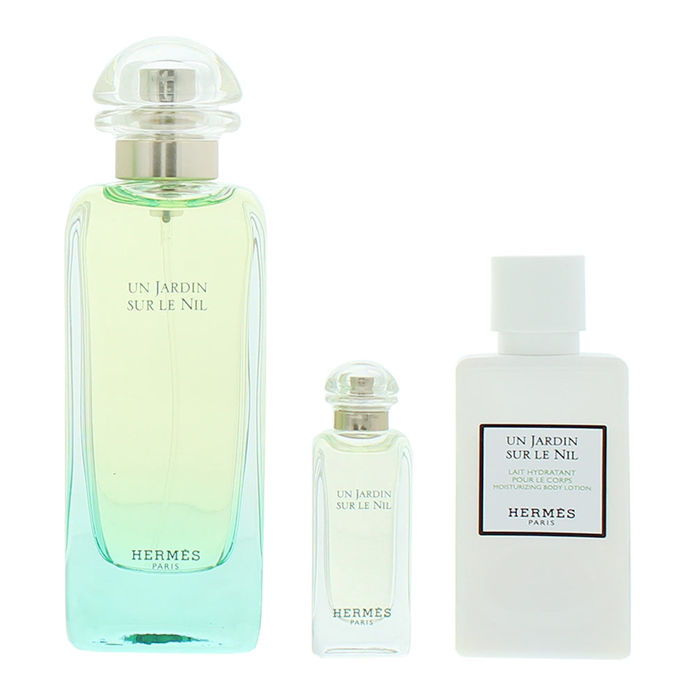 Hermès Un Jardin Sur Le Nil 3 Piece Gift Set: Eau de Toilette 100ml - Eau de Toi - Product