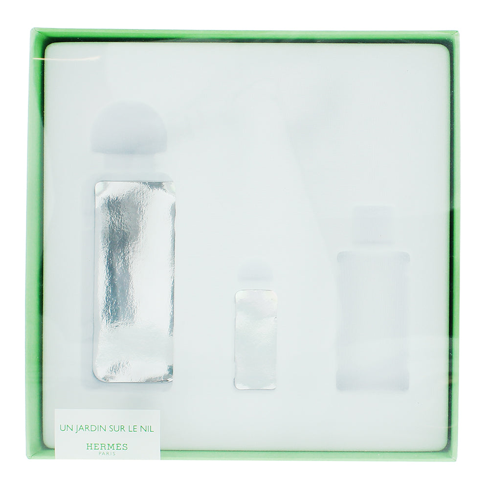 Hermès Un Jardin Sur Le Nil 3 Piece Gift Set: Eau de Toilette 100ml - Eau de Toi - Box