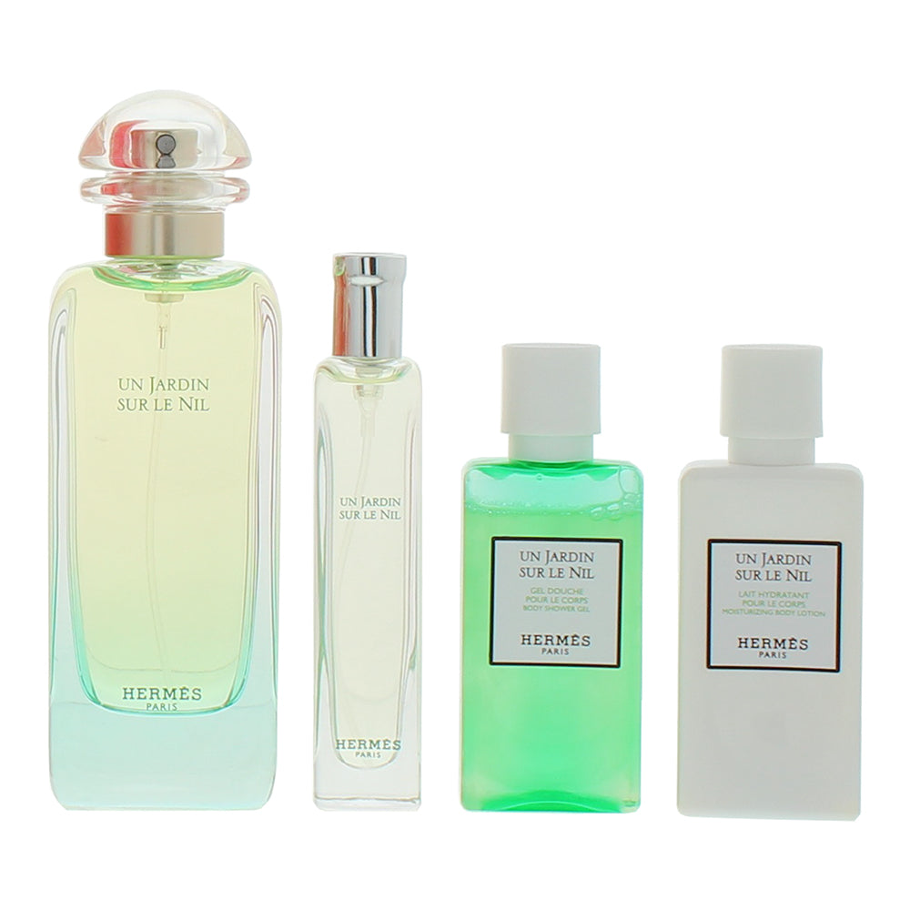 Hermès Un Jardin Sur Le Nil 4 Piece Gift Set: Eau de Toilette 100ml - Eau de Toi - Product