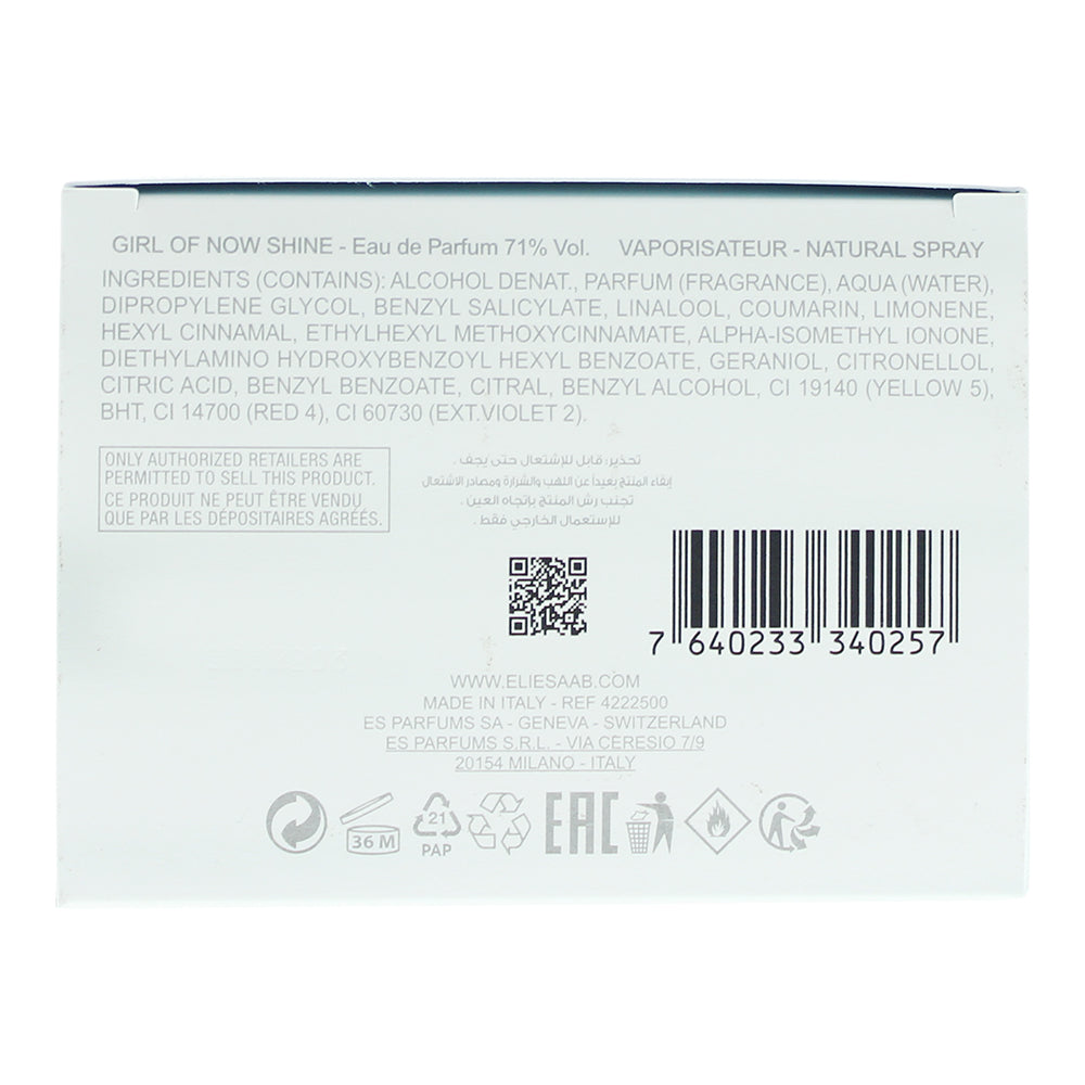 Elie Saab Girl Of Now Shine Eau de Parfum 90ml