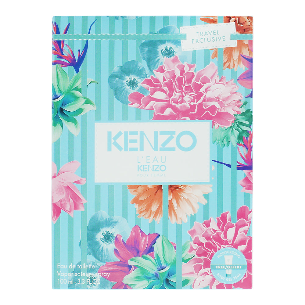 Kenzo L'eau Pour Femme 2 Piece Gift Set: Eau de Toilette 100ml - Body Lotion