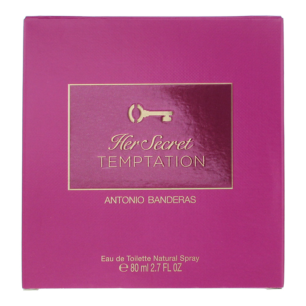 Antonio Banderas Her Secret Temptation Eau de Toilette 80ml - Box