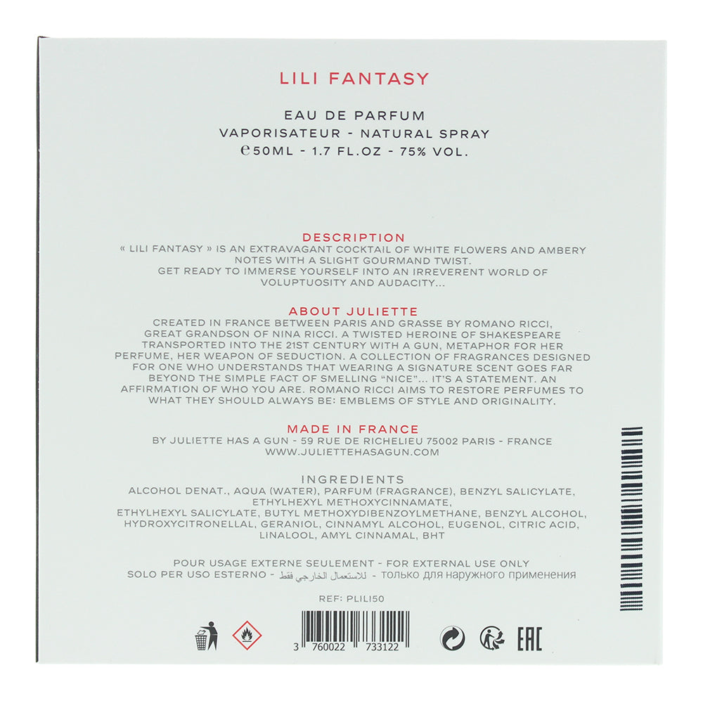 Juliette Has A Gun Lili Fantasy Eau de Parfum 50ml