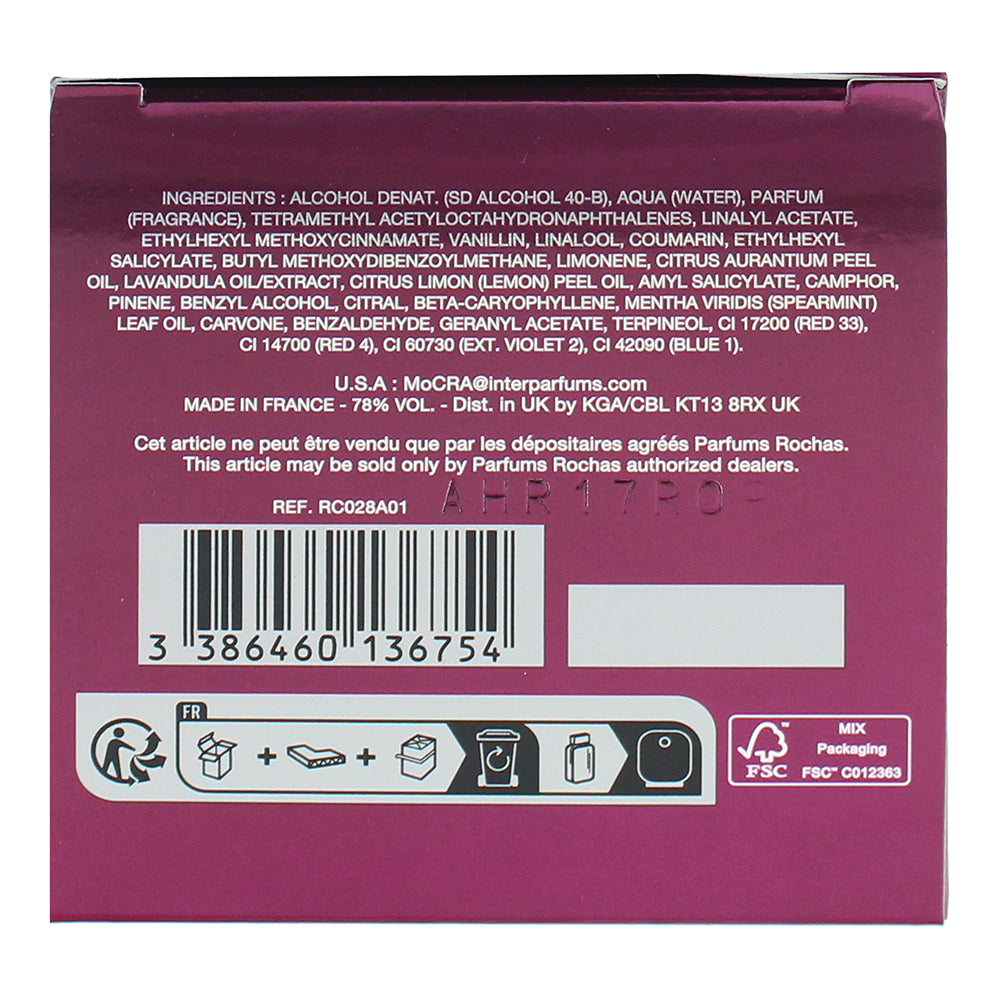 Rochas Man Intense Eau De Parfum 100ml