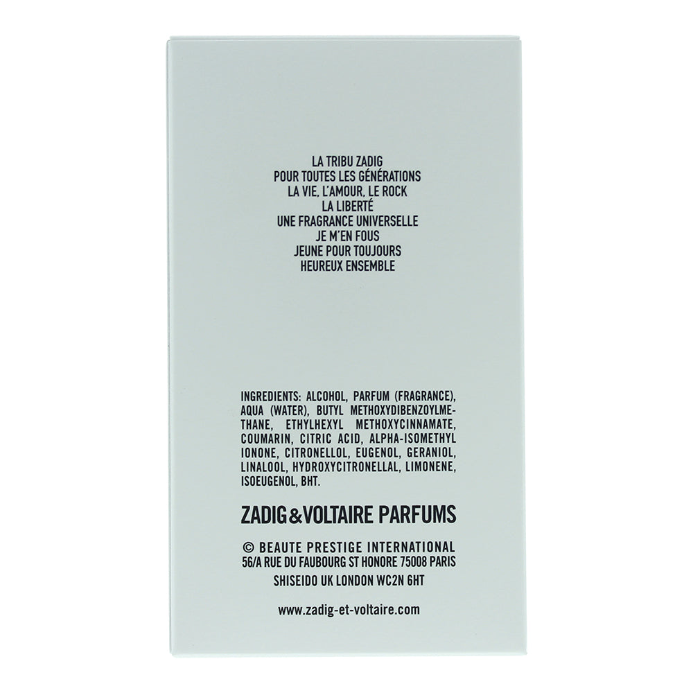 Zadig & Voltaire This Is Us! Eau de Toilette 30ml
