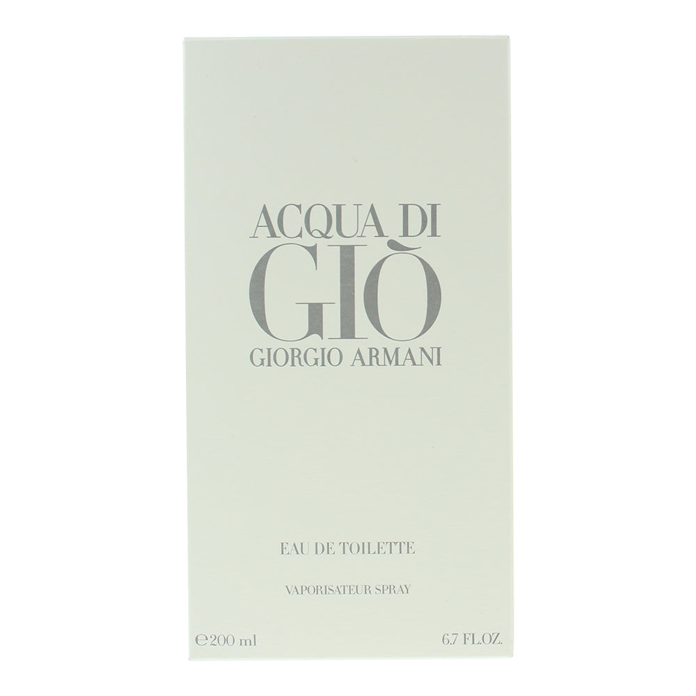 Giorgio Armani Acqua Di Giò Pour Homme Eau de Toilette 200ml - Box