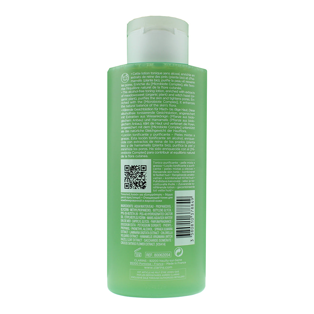 Clarins Combi/Oily Skin Purifying Toning Lotion 400ml