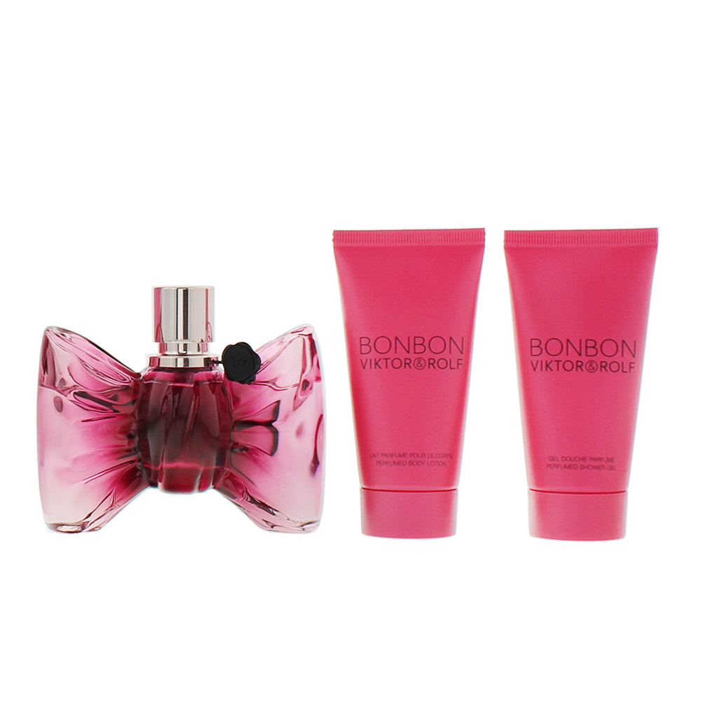 Viktor & Rolf Bonbon 3 Piece Gift Set: Eau de Parfum 50ml - Body Lotion 50ml - S - Product