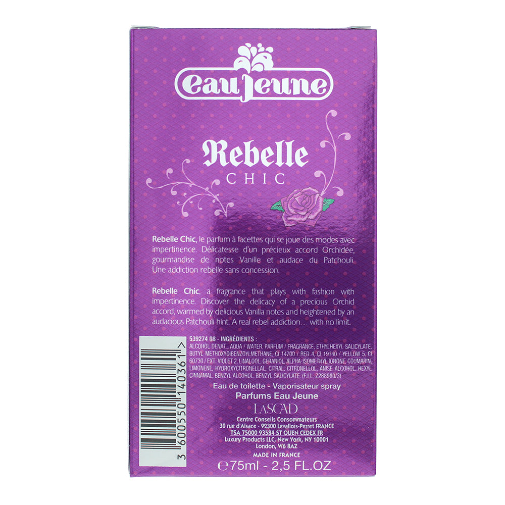Eau Jeune Rebelle Chic Eau de Toilette 75ml