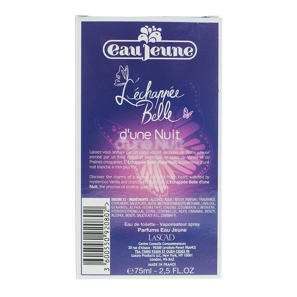 Eau Jeune Echappee Belle D'une Nuit Eau de Toilette 75ml