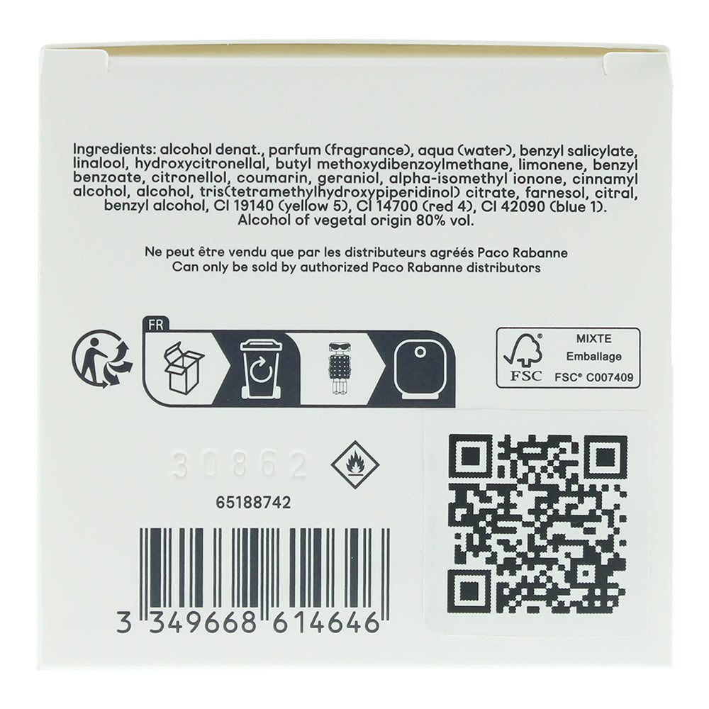 Paco Rabanne Fame Parfum 30ml - Ingredients