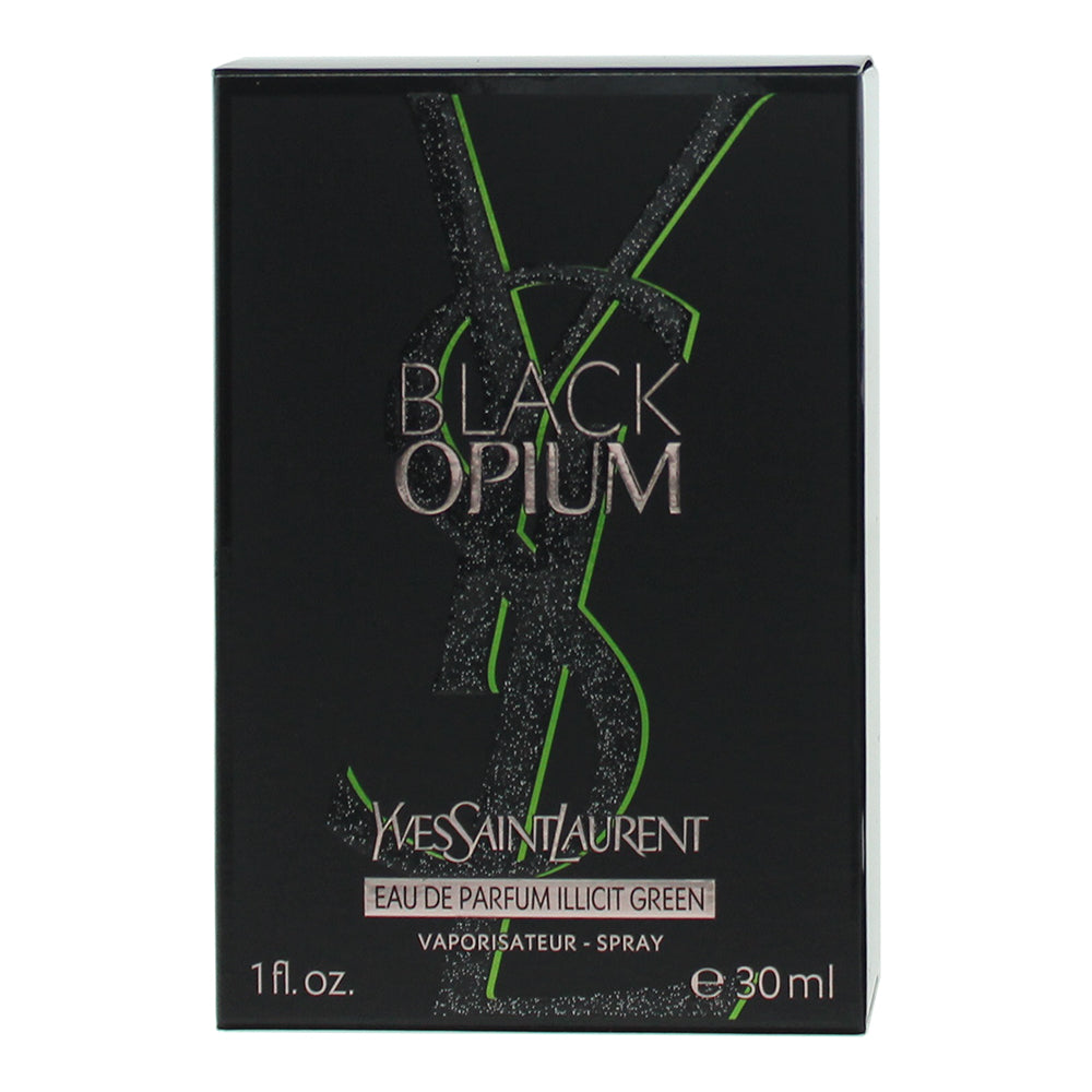 Yves Saint Laurent Black Opium Illicit Green Eau de Parfum 30ml - Box