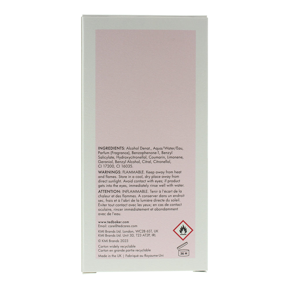 Ted Baker Polly Eau de Toilette 30ml - Ingredients