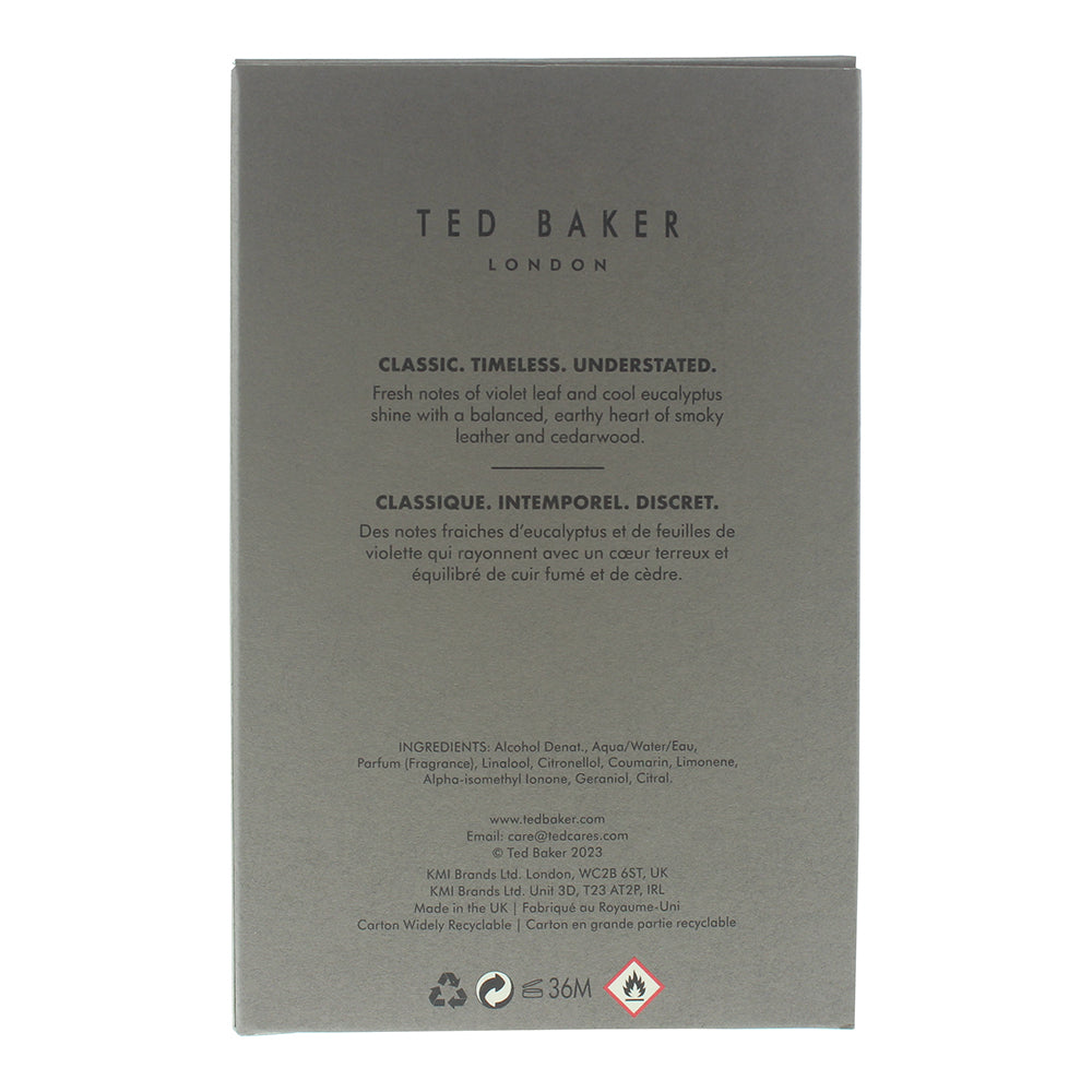 Ted Baker Tonics Ag Silver Eau De Toilette 100ml