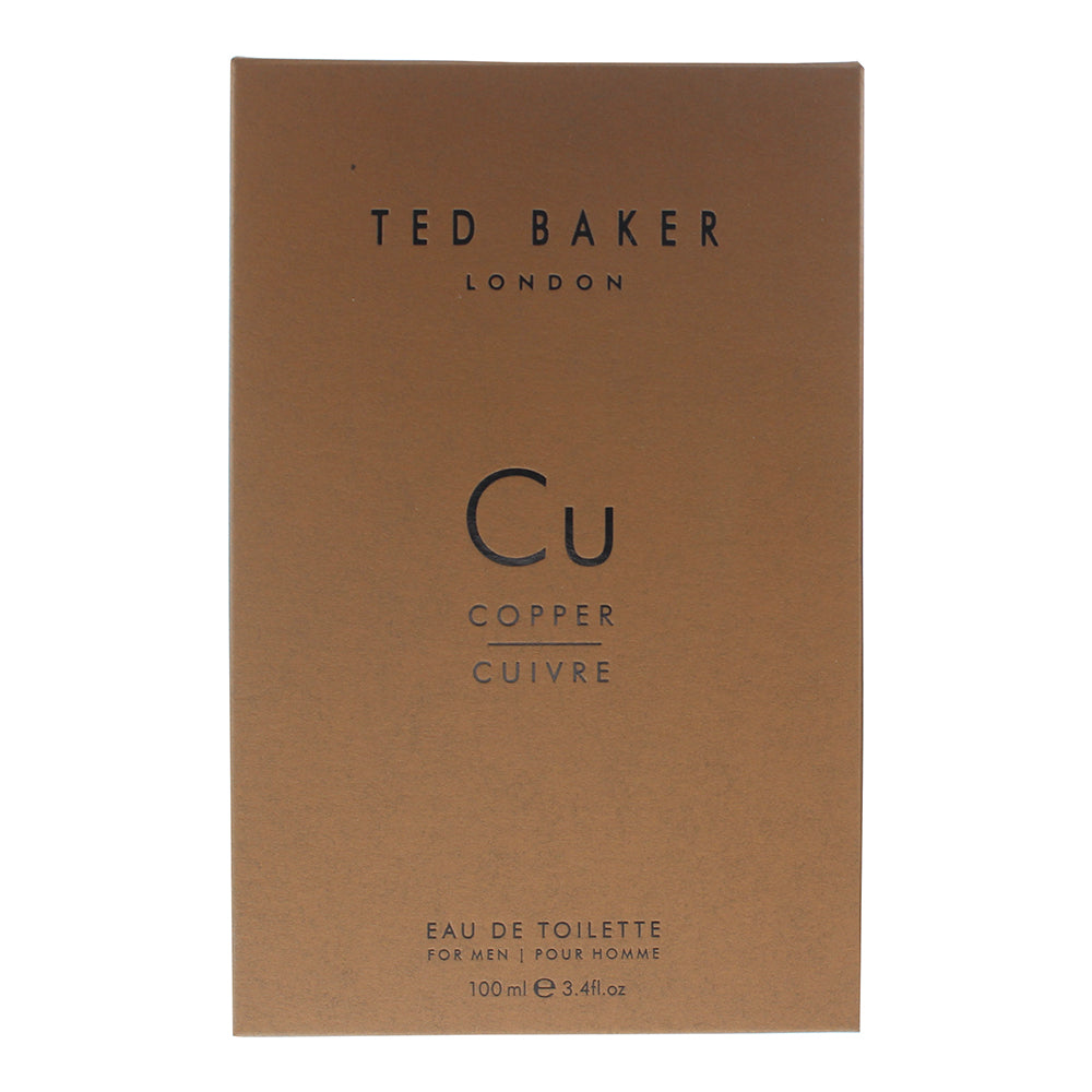 Ted Baker Tonics Cu Copper Eau de Toilette 100ml - Box