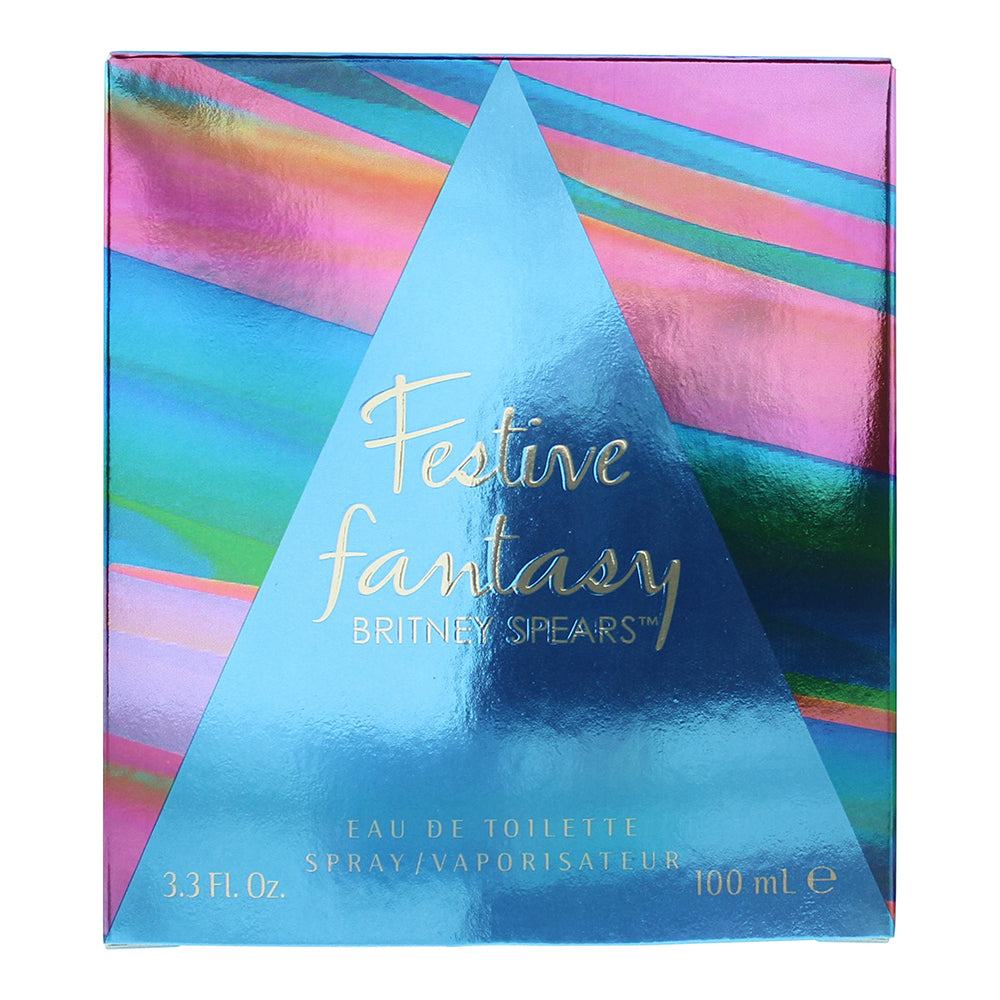 Britney Spears Festive Fantasy Eau de Toilette 100ml - Box