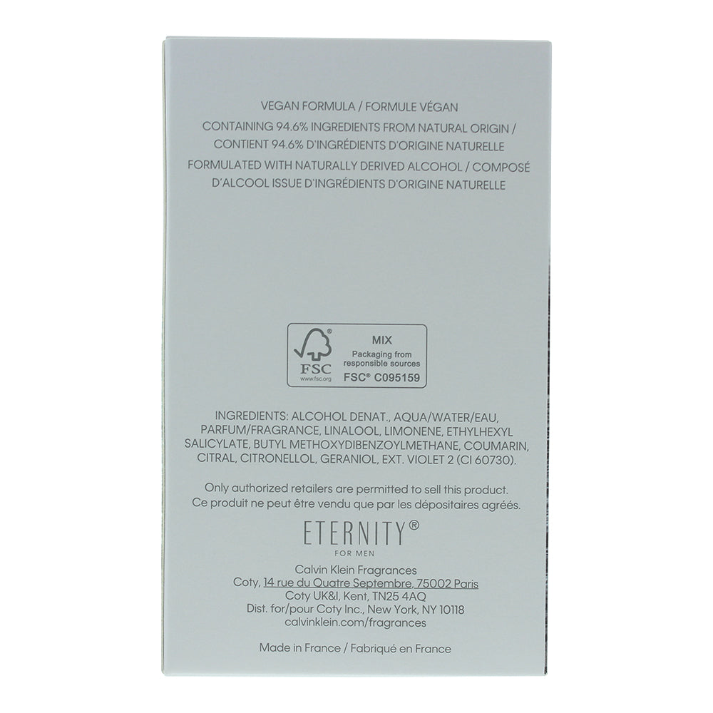 Calvin Klein Eternity For Men Reflections Eau de Toilette 100ml