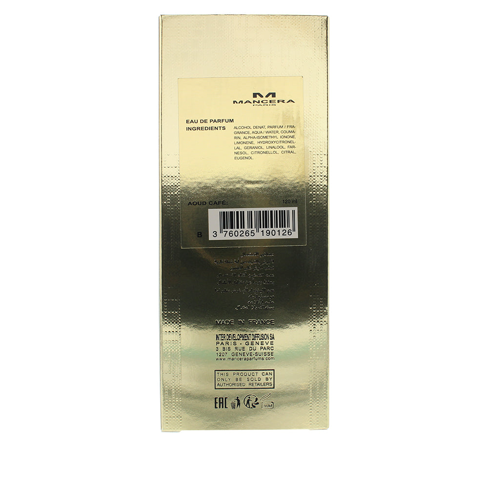 Mancera Paris Aoud Café Eau de Parfum 120ml