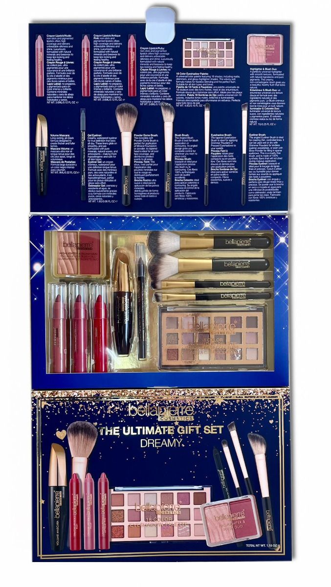 Bellapierre Cosmetics Ultimate Gift Set Dreamy 11 Piece Gift Set: Eye Palette 9g
