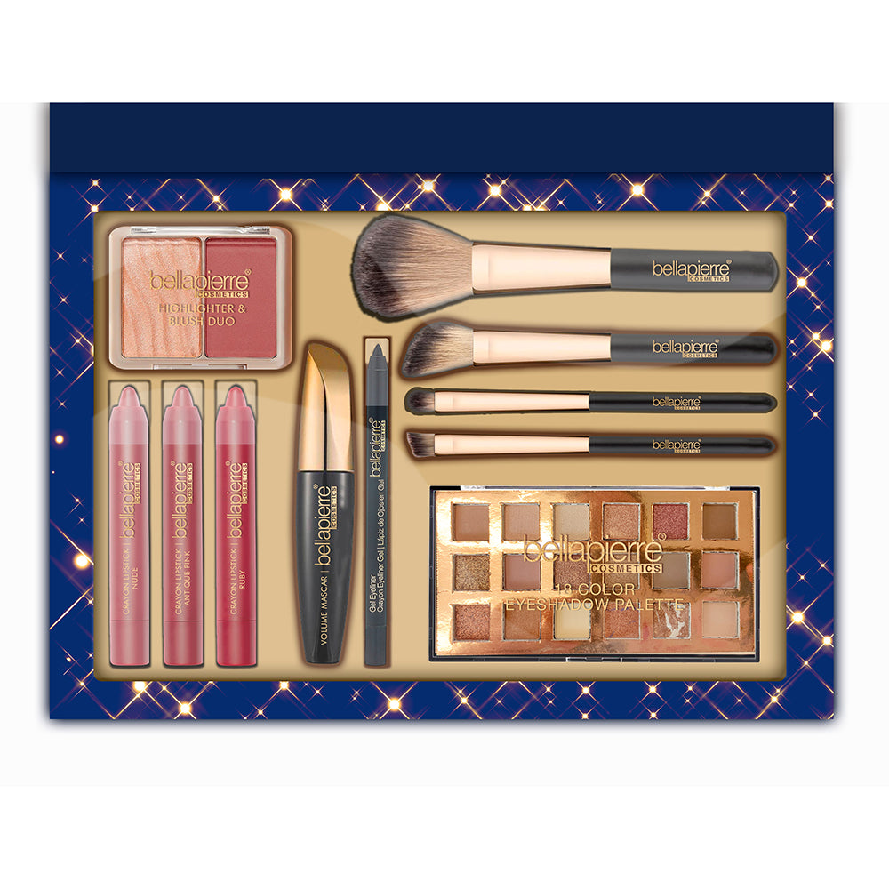 Bellapierre Cosmetics Ultimate Gift Set Dreamy 11 Piece Gift Set: Eye Palette 9g - Box