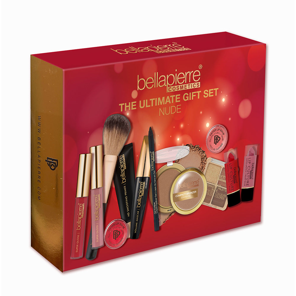 Bellapierre Cosmetics Ultimate Gift Set Nude 12 Piece Gift Set: Eye Palette 4.8g - Box