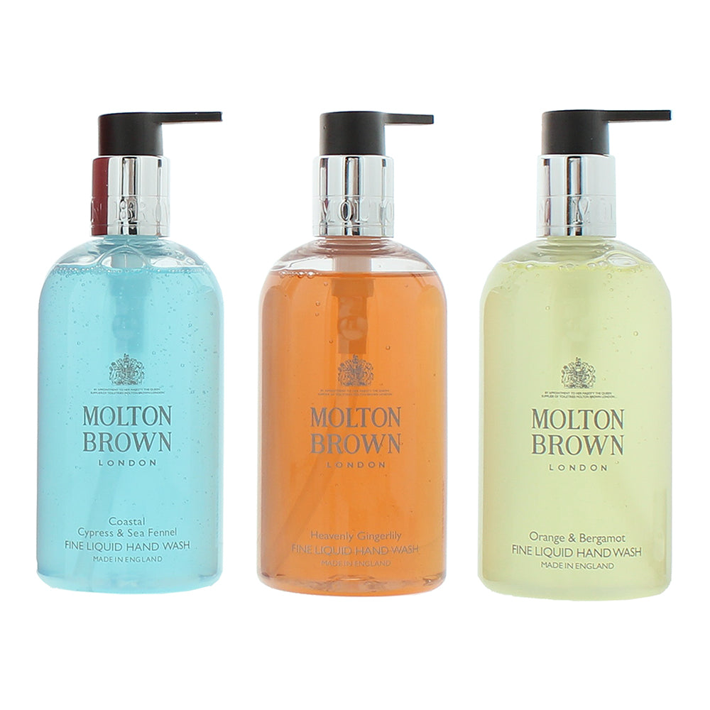 Molton Brown Floral And Marine  Piece Gift Set: Orange & Bergamo Hand Wash 300ml - Product