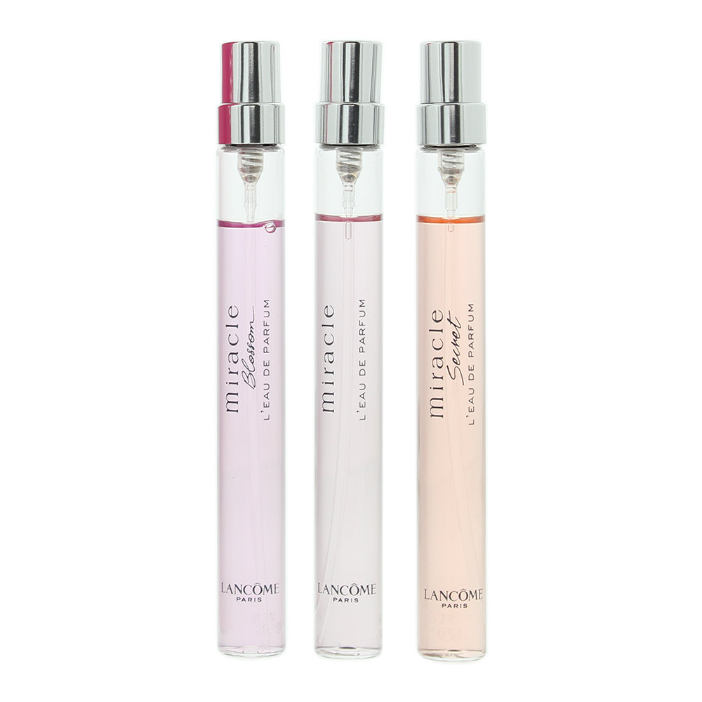 Lancôme Miracle 3 Piece Gift Set: Eau de Parfum 3 x 10ml - Product
