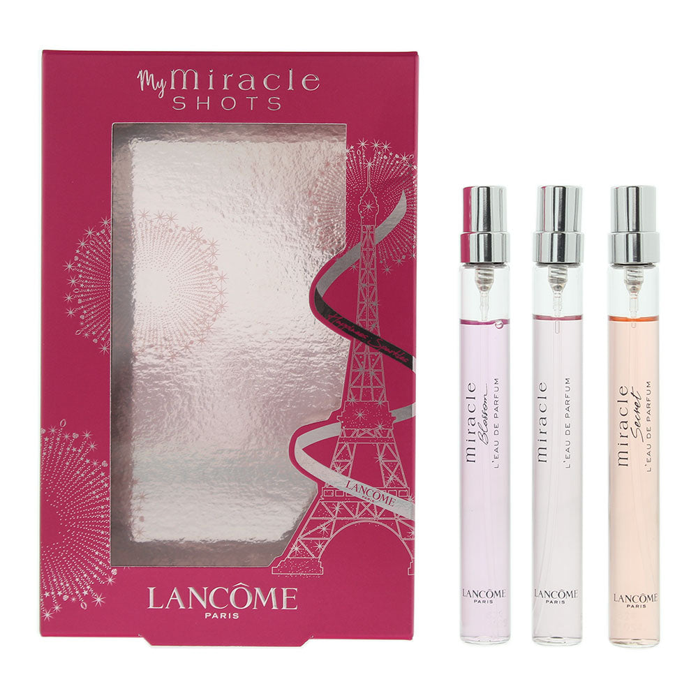 Lancôme Miracle 3 Piece Gift Set: Eau de Parfum 3 x 10ml