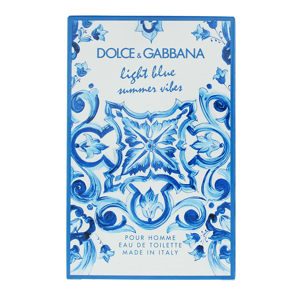 Dolce & Gabbana Light Blue Summer Vibes Pour Homme Eau de Toilette 125ml - Box
