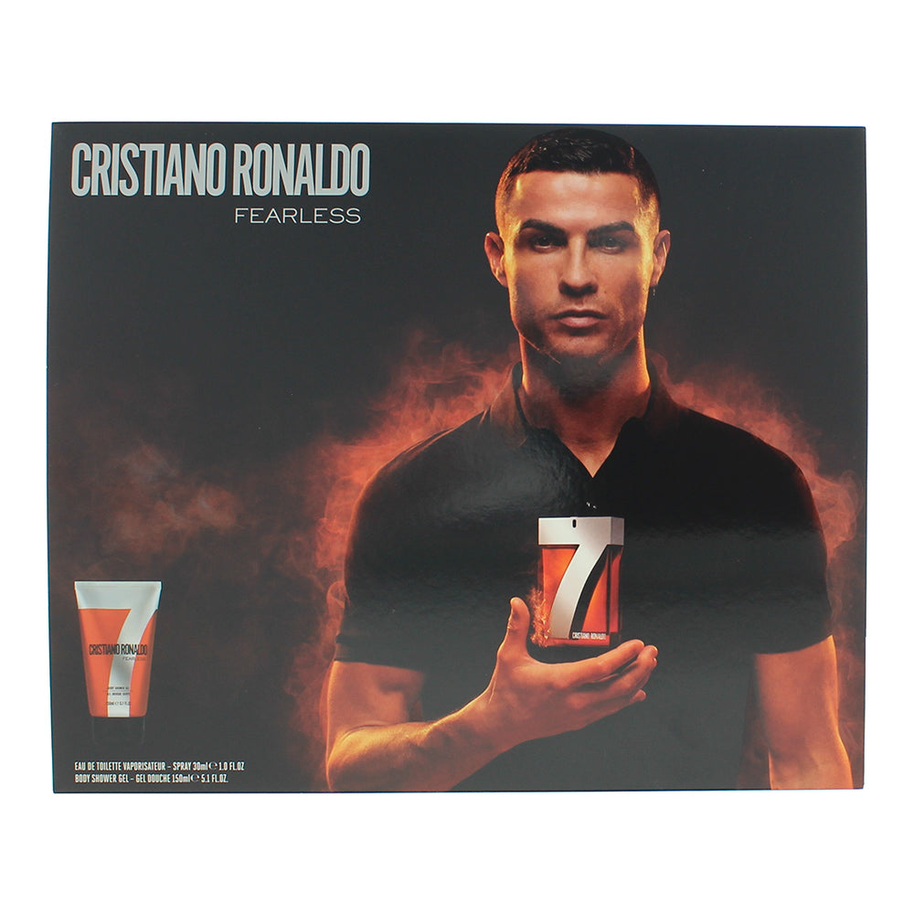 Cristiano Ronaldo Cr7 Fearless 2 Piece Gift Set: Eau de Toilette 30ml - Shower G - Box