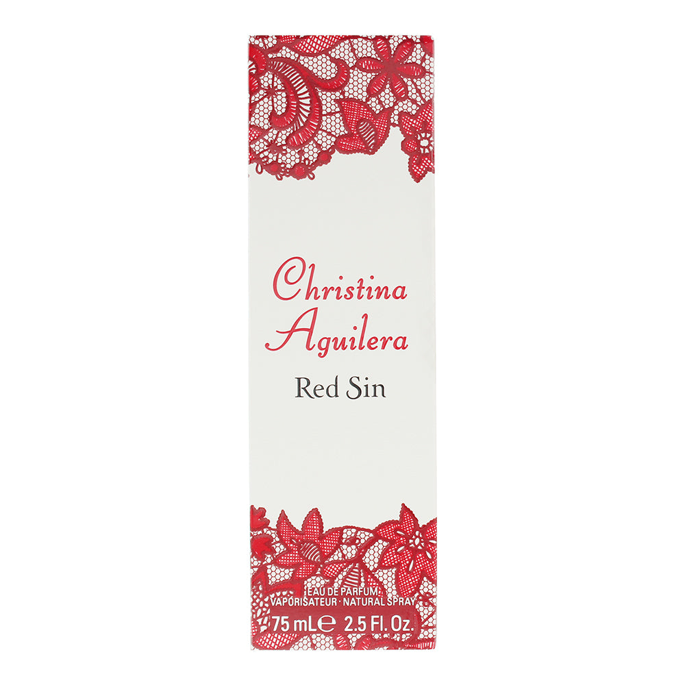 Christina Aguilera Red Sin Eau de Parfum 75ml - Box
