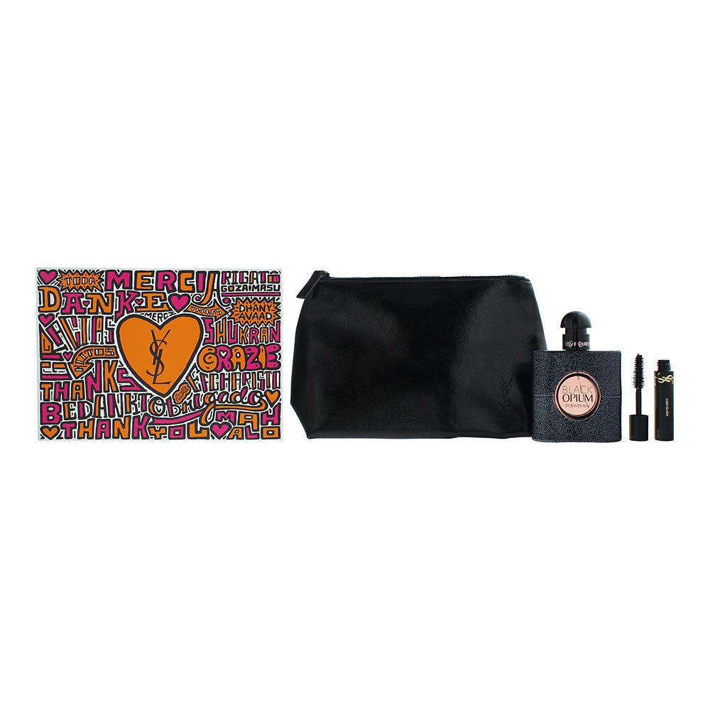 Yves Saint Laurent Black Opium 2 Piece Gift Set: Eau de Parfum 50ml - Mascara 2m