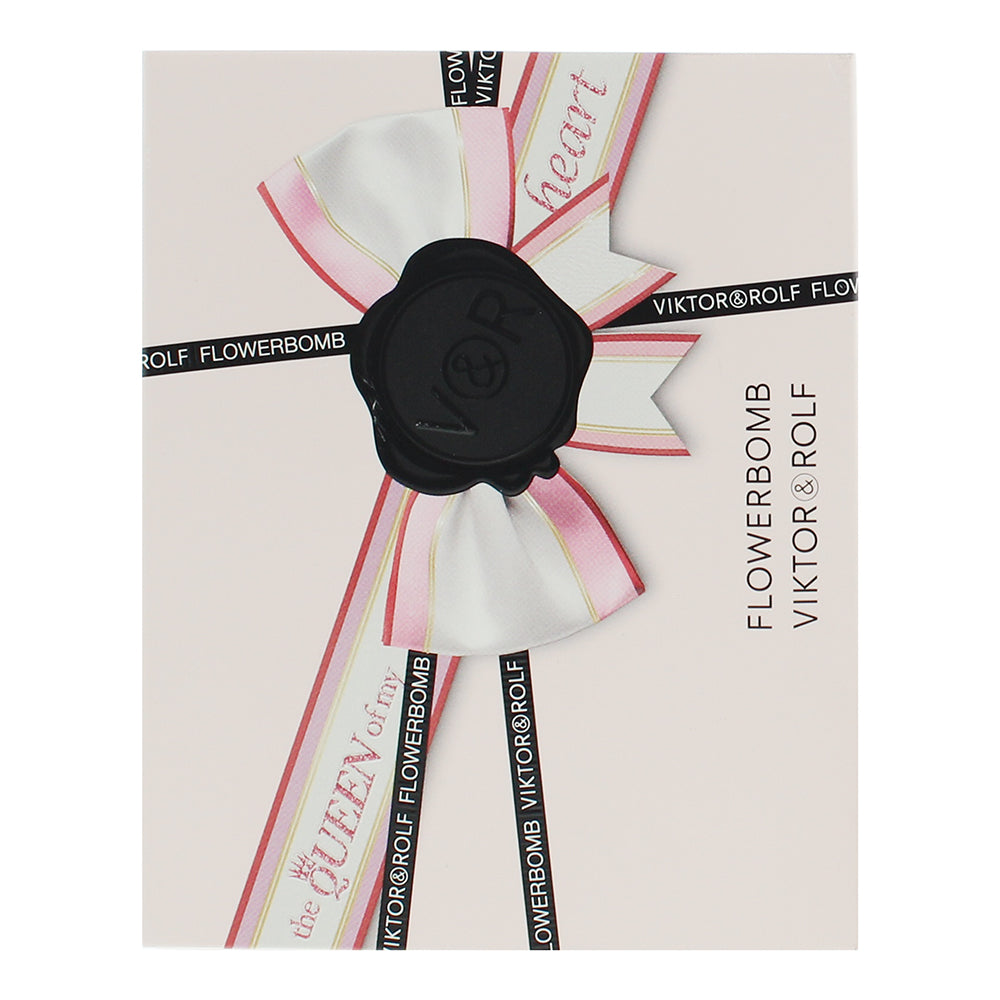 Viktor & Rolf Flowerbomb Mini 4 Piece Gift Set: Eau de Parfum 7ml - Body Lotion  - Box